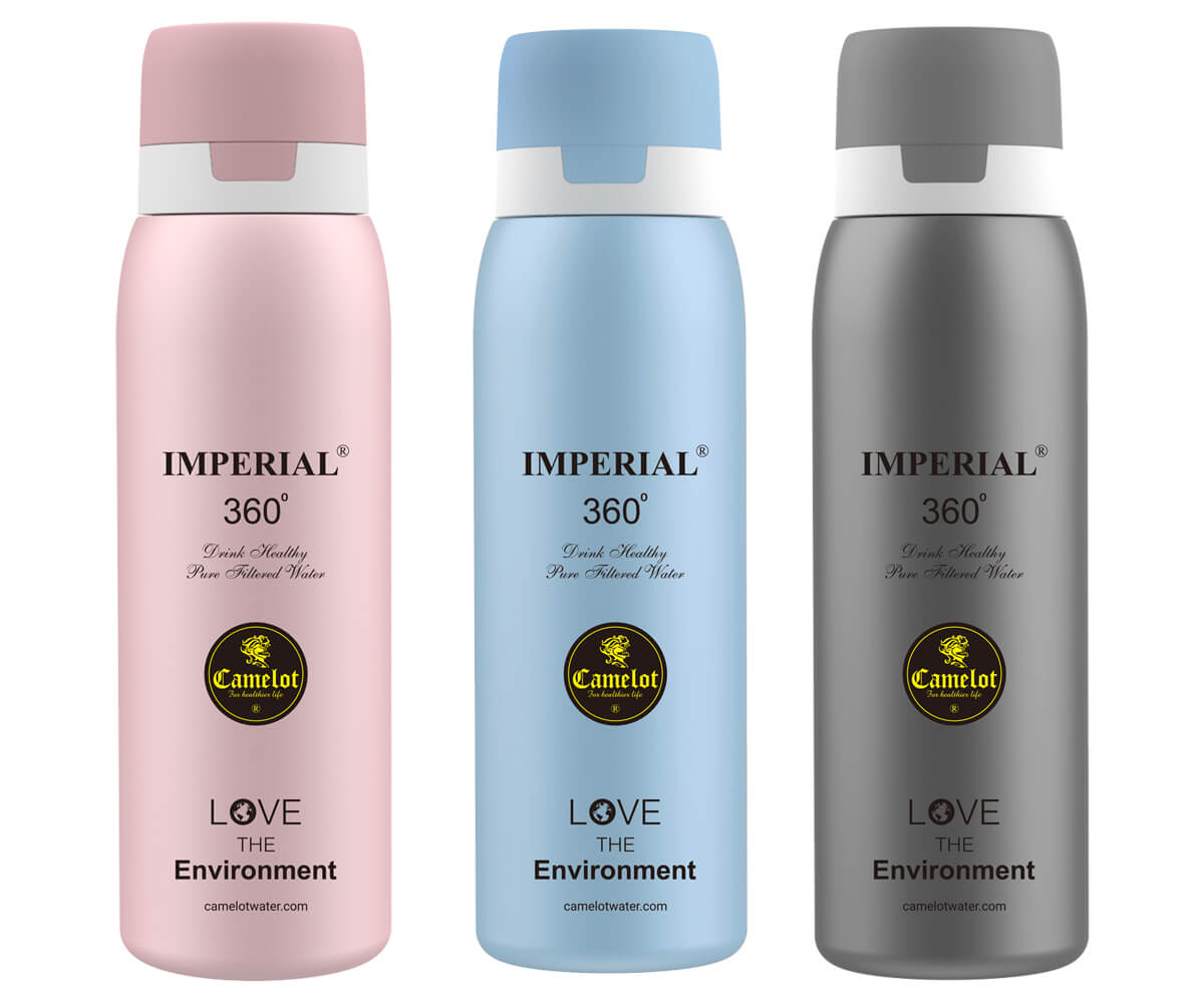 Shishe uji prej çeliku inox me filtër Imperial 360